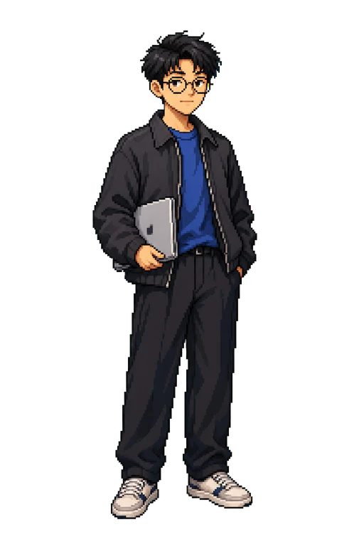 Pixel portrait of Jack Wang